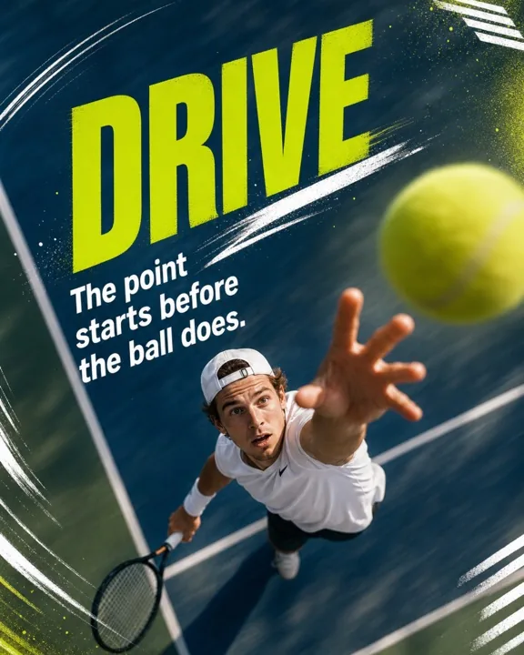Drive, the point starts before the ball does